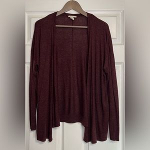 Purple H&M oversized cardigan